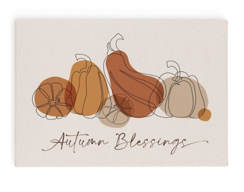 Autumn Blessings Canvas