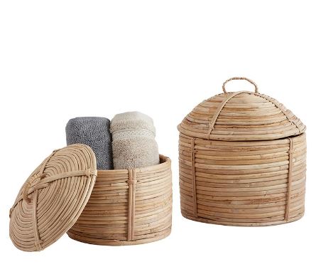 Rattan Canister Set
