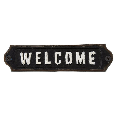 Iron Welcome Sign